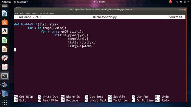 Python3:// Lecture-39 Implementation & Logic of Bubble Sort in python смотреть онлайн