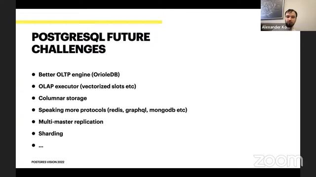 Alexander Korotkov. The Future of #PostgreSQL // #PostgresTV #PostgresOpenTalks смотреть онлайн