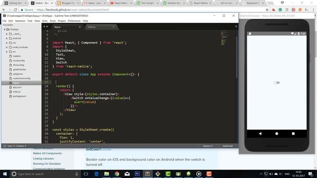 React Native Tutorial - Start app and components overview смотреть онлайн