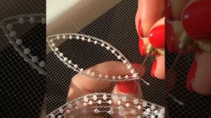 Вышивка люневильским крючком. Тамбурный шов. Индийский способ