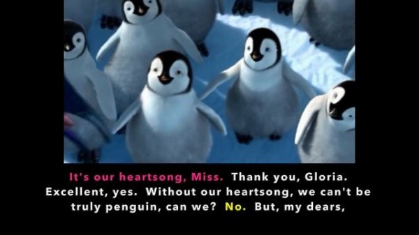Learn/Practice English with MOVIES (Lesson #110) Title: Happy Feet