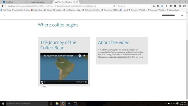 Getting Started with the Adapt Authoring Tool 1/3 смотреть онлайн