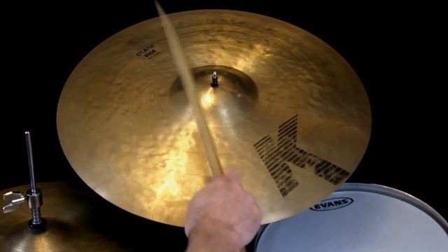 SOLD Vintage Early 1980s K Zildjian EAK 20" Crash Ride Cymbal THIN смотреть онлайн