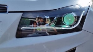 Альтернативная оптика Шевроле Круз V17 тюнинг фары