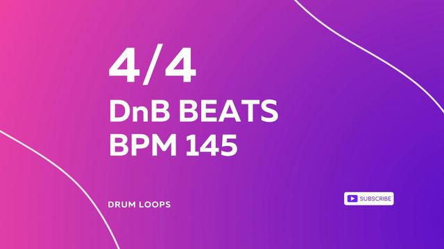 4/4 DnB RHYTHM BPM 145 v2 - DRUM BEAT - RHYTHM PATTERN смотреть онлайн