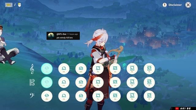 Windy Hill (BGM) [ Free Midi ] Windsong Lyre Cover【Genshin Impact】 смотреть онлайн