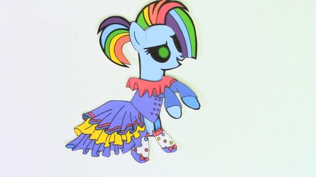 MLP Roblox Piggy - Mane 6 in spooky game style -Paper craft ideas смотреть онлайн