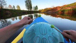 Звучание глюкофона на реке / Слушать Глюкофон для сна и расслабления / АСМР музыка и звуки природы