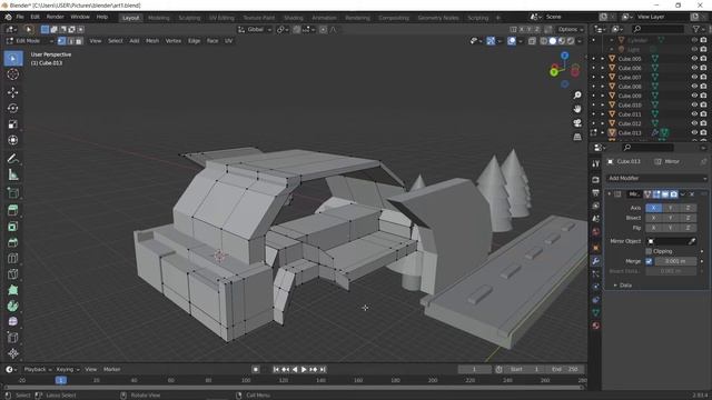 Первый опыт работы с Blender 3D, 3d art смотреть онлайн