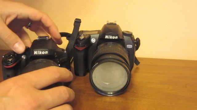 Quick Comparison Of My New Nikon D5100 With My Old Faithful D70 DSLR