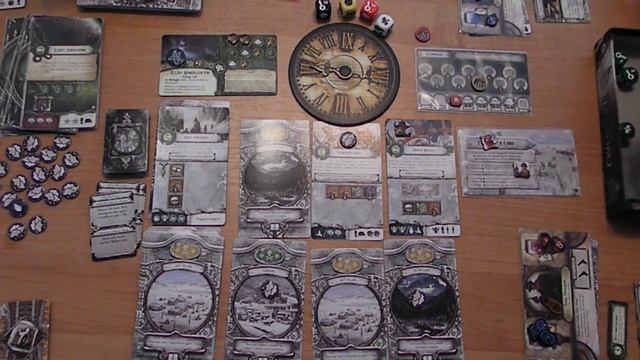 Играем в Elder Sign: Omens of Ice. Часть 1. смотреть онлайн