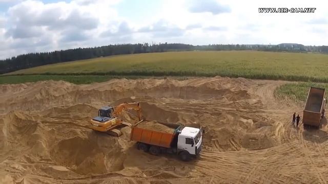 Песок карьерный | Разработка песчаного карьера