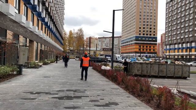 Прогулка по новым корпусам ЖК Жулебино парк смотреть онлайн