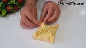 ВЫ БУДЕТЕ В ВОСТОРГЕ ОТ РЕЗУЛЬТАТА! САМСА / ПЕСОЧНАЯ САМСА С МЯСОМ/ ГОТОВИМ С MAZZALI OSHXONA.