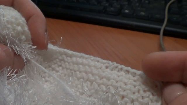 Мини МК. Красивая и аккуратная кромка шарфа смотреть онлайн