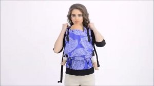 Инструкция к эрго-рюкзаку Diva, положение спереди (с параллельными лямками)