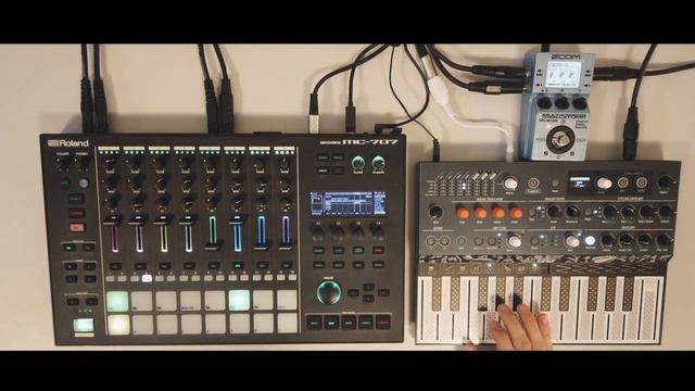 New Dawn session - Roland MC-707 , Arturia Microfreak and Zoom Multistomp смотреть онлайн