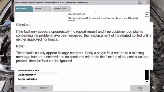 CDB309 Fault Code - B58 Common Issues смотреть онлайн