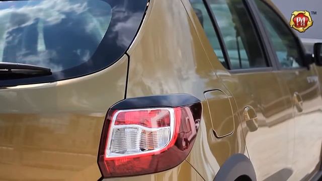 Накладки на задние фонари реснички Renault Sandero Stepway 2014 смотреть онлайн