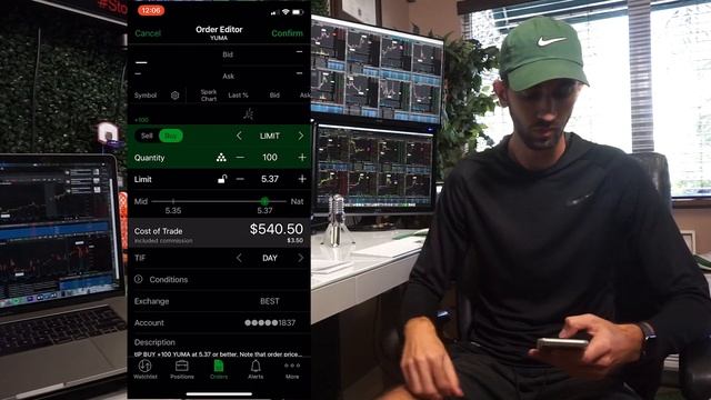 How To Place Limit Orders - TD Ameritrade's 'ThinkOrSwim' Mobile App смотреть онлайн