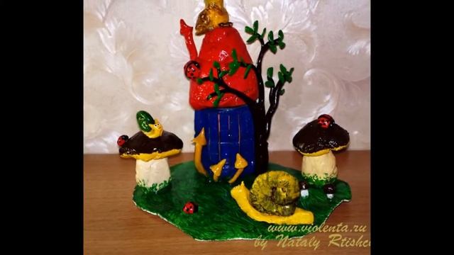 Лепка, миниатюры, соленое тесто, пластика смотреть онлайн