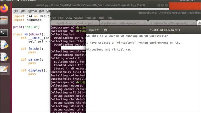 Python, Trinket and Virtualenv смотреть онлайн