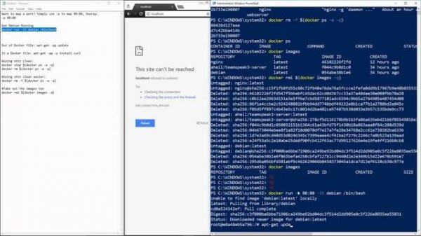 H107 - Docker With Debian Bind Port 80 Mapping Apache