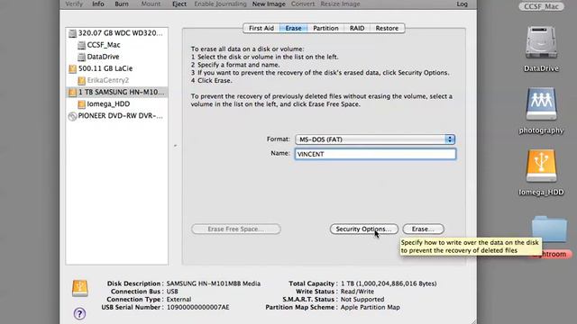 Erika Gentry Education: Formatting your Portable drive смотреть онлайн