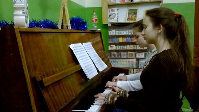 Ілона Борщ (23.01.2016) - "Эй вы там - наверху" - гра в 4 руки смотреть онлайн