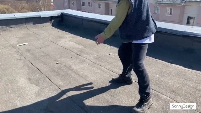 Фальш. вент.шахта?! В ВАННОЙ ДУШНО, что с вентиляцией?! ВЛОГ. Лезем с папой на крышу. смотреть онлайн