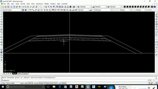 How to Create Road Way Typical Cross-Section In Auto Cad Very Easy. смотреть онлайн