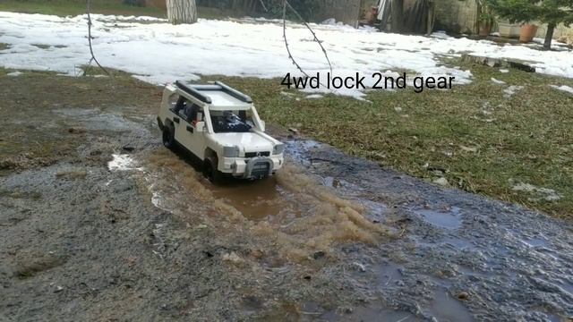 LEGO nissan X-trail t31 offroad! смотреть онлайн
