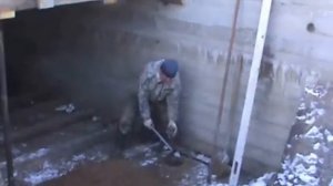 Скважина для воды рыболовным ледобуром