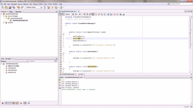 Java Tutorial 1: Creating and Calling Methods смотреть онлайн
