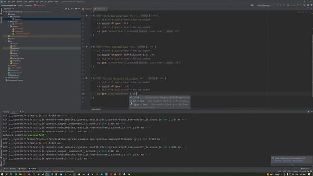 CYPRESS TEST REACT COMPONENT смотреть онлайн