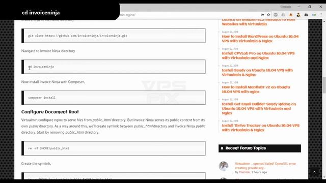 How to Install Invoice Ninja on Ubuntu VPS with SSL (Newbie friendly) смотреть онлайн
