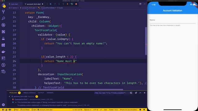Simple Form Validation with Flutter #flutter #development смотреть онлайн