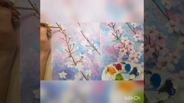 Рисуем Веточки Сакуры ? смотреть онлайн