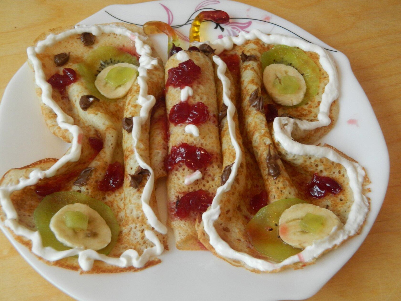 Оригинальные блины в форме бабочки на масленицу смотреть онлайн