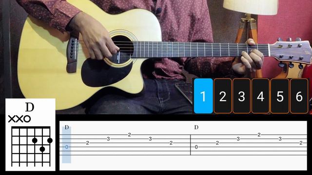 Easy Finger Picking Guitar Lesson | Mandara Cheppundo | Complete Beginner | Bonus Cover | Asher | смотреть онлайн