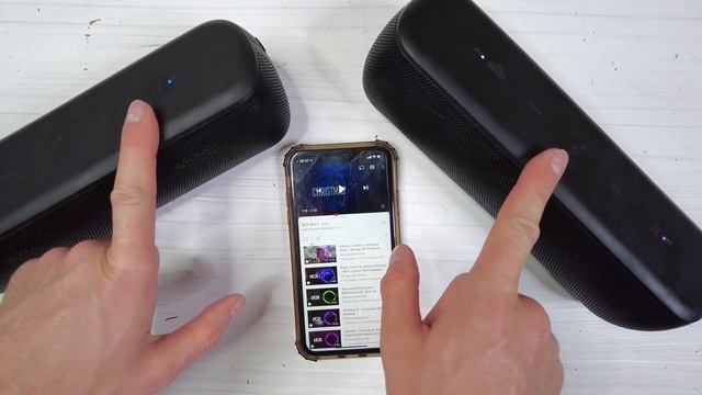 Как соединить в СТЕРЕО две ANKER Soundcore Motion Plus смотреть онлайн