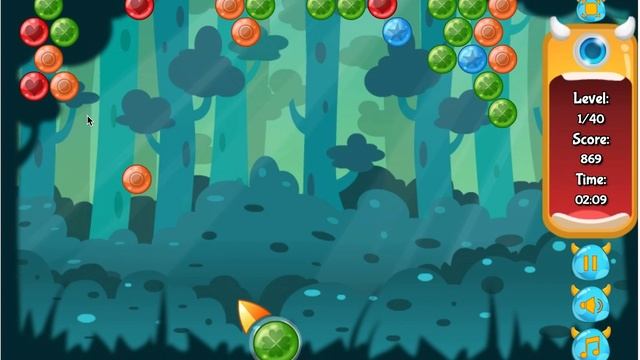 Bubble Monster | Free online HMLT5 games смотреть онлайн