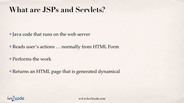 JSP Tutorial #3 - JSP and Servlets Overview смотреть онлайн