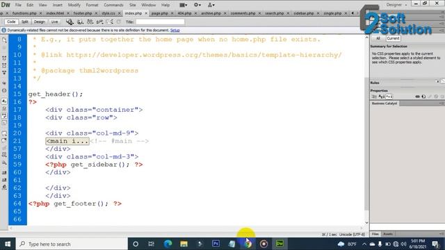 HTML to WordPress Conversion Tutorial Bangla Part 3 | E2Soft Solution смотреть онлайн