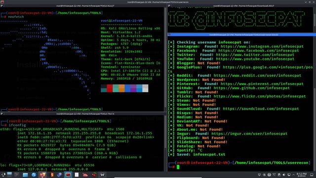How to Install UserRecon and run the Tool | Kali Linux 2022 with InfoSec Pat смотреть онлайн