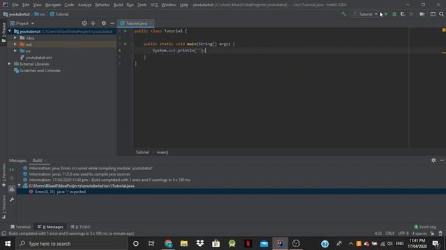Java for Beginners: First Java Program 1. смотреть онлайн