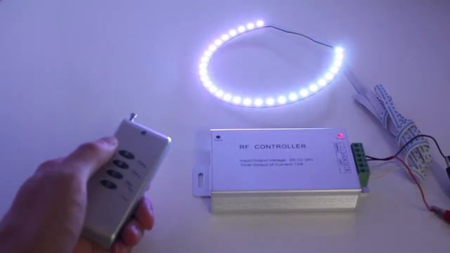 12V-24V RGB LED Wireless Remote Control with Module Box for LED Lights смотреть онлайн