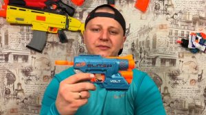 [ОБЗОР НЁРФ] Nerf Elite 2.0 Volt SD-1 Распаковка, тестовая стрельба! Нёрф обзоры на русском 🎬