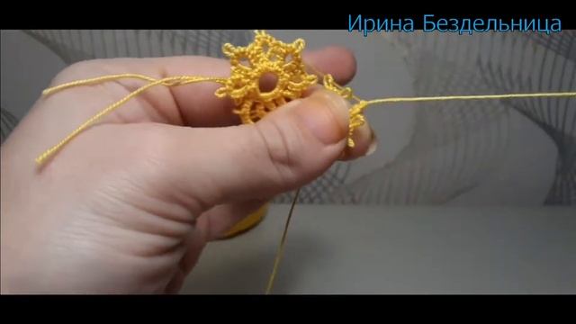 110. Фриволите. Техника сцепка "кольца на кольце" смотреть онлайн