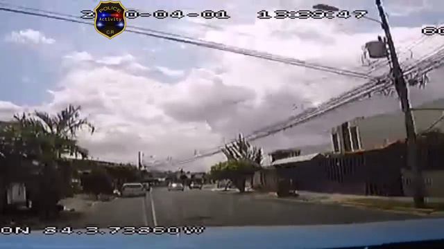 Seguimiento alta velocidad. Oficial Alex Mena Policía Municipal de Montes de Oca!!! смотреть онлайн
